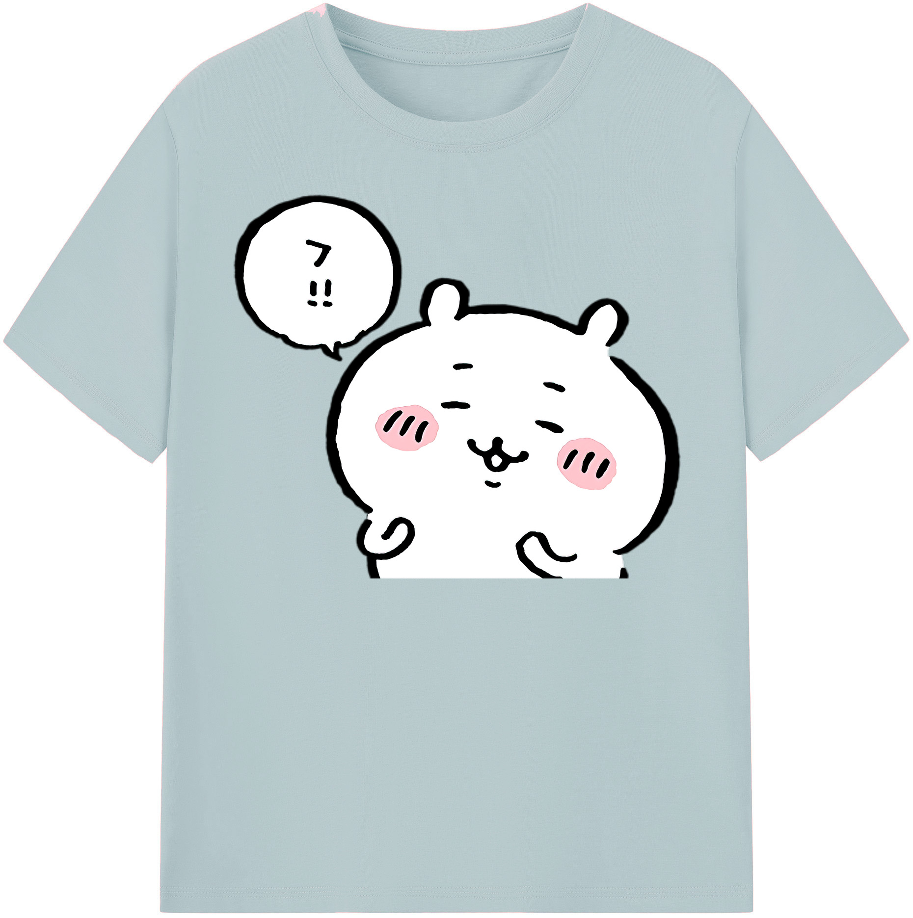 （画像用） ちいかわ ちいかわ Chii-kawa chiikawa 綿100％半袖Tシャツ（フロントプリント）